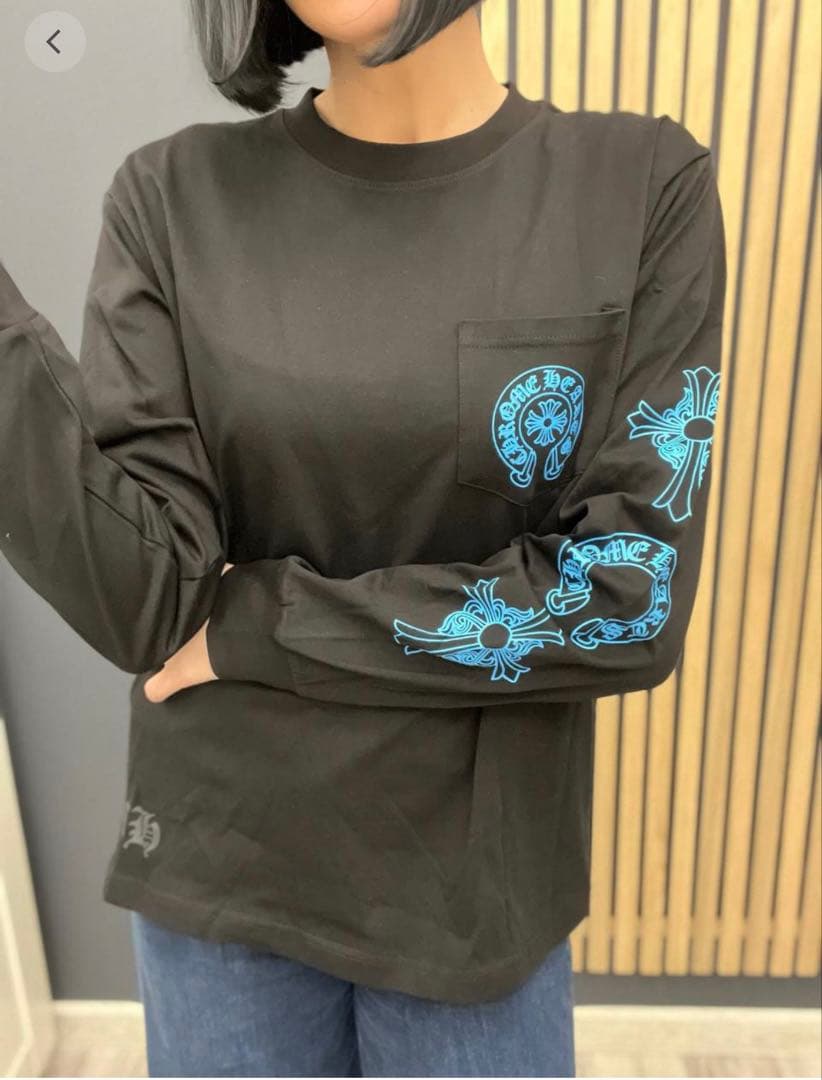 CHROME HEARTS 長袖シャツ ブラック