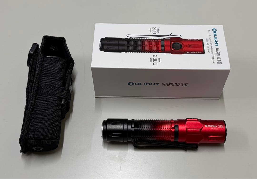 OLIGHT 「Warrior 3S」（スカーレットグラデーション限定版）正規品