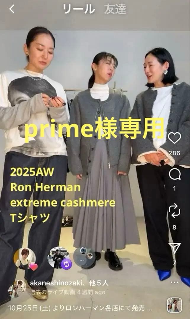 新品extreme cashmereキューバ ヴァージニア カシミアニットティー