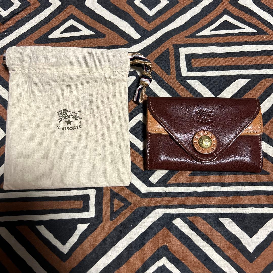 イルビゾンテ　カードケース　55周年 IL BISONTE（イルビゾンテ） 財布 コインケース 55周年記念モデル