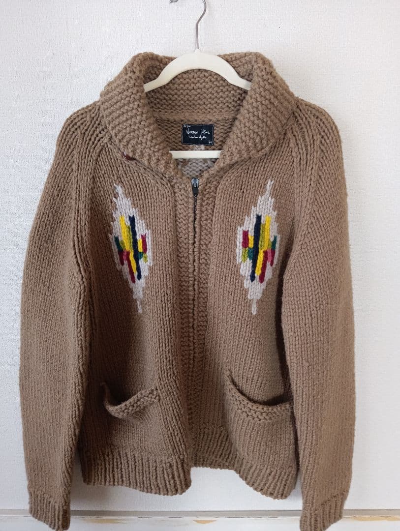 ナンバーナイン　カウチンセーター　オルテガ　柄