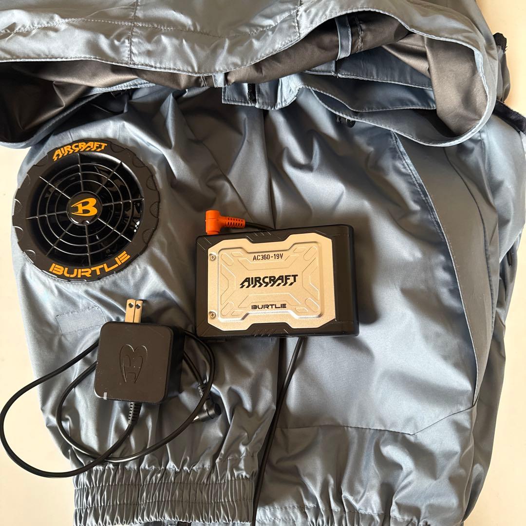 BURTLE AC360-19V 空調服用ファンセット　美品 最終値引き