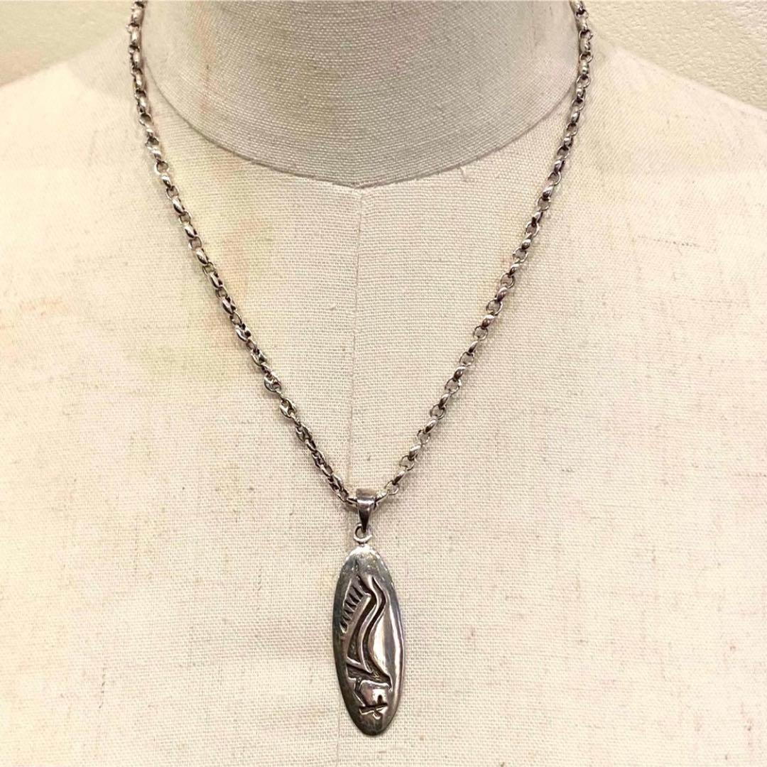 HOPI/ホピ族 EAGLE PLATE TOP NECKLACE/ネックレス