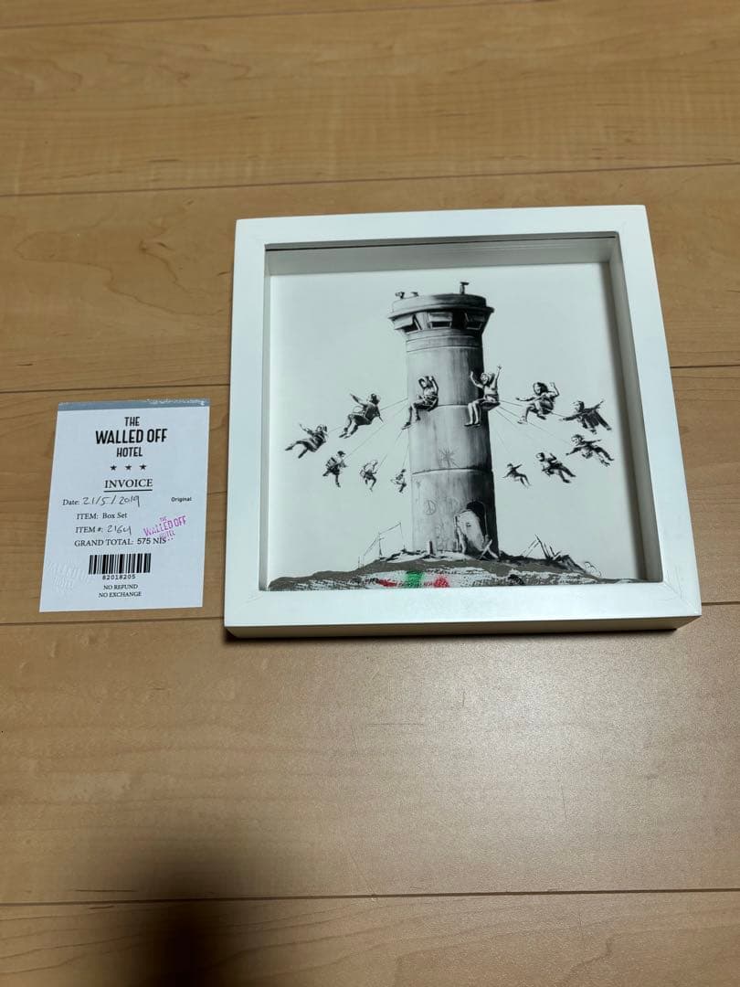 正規品 本物 Banksy バンクシー THE WALLED OFF HOTEL