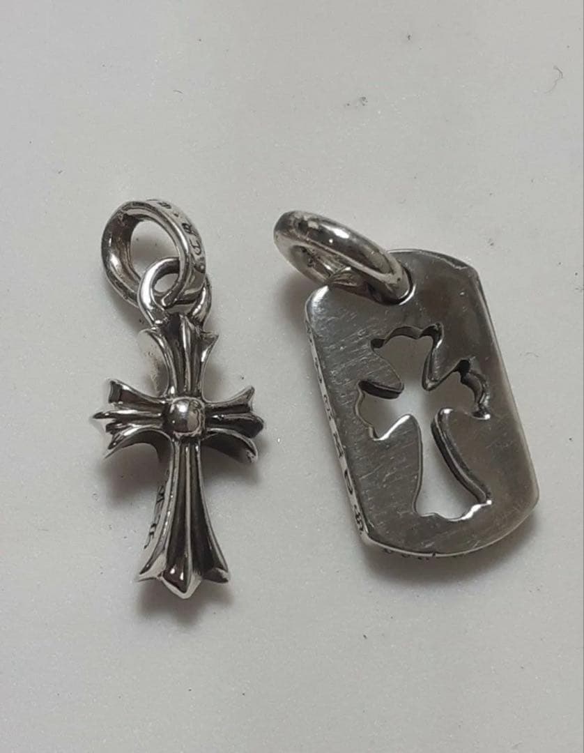 クロムハーツ ベビーファット ドッグタグ セット - メルカリ