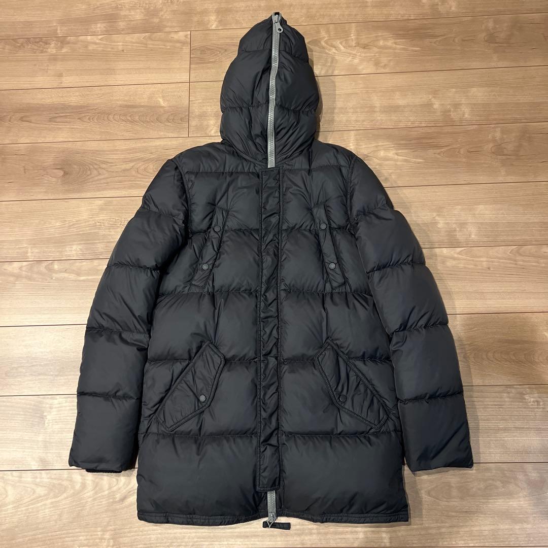 DUVETICA フード付きダウンジャケット 48 ブラック - メルカリ
