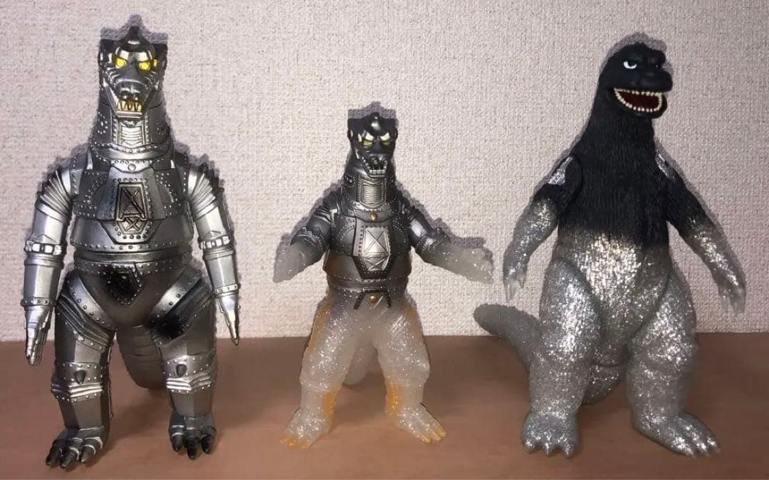 メカゴジラ3体セット★にせゴジラ　バンダイ製