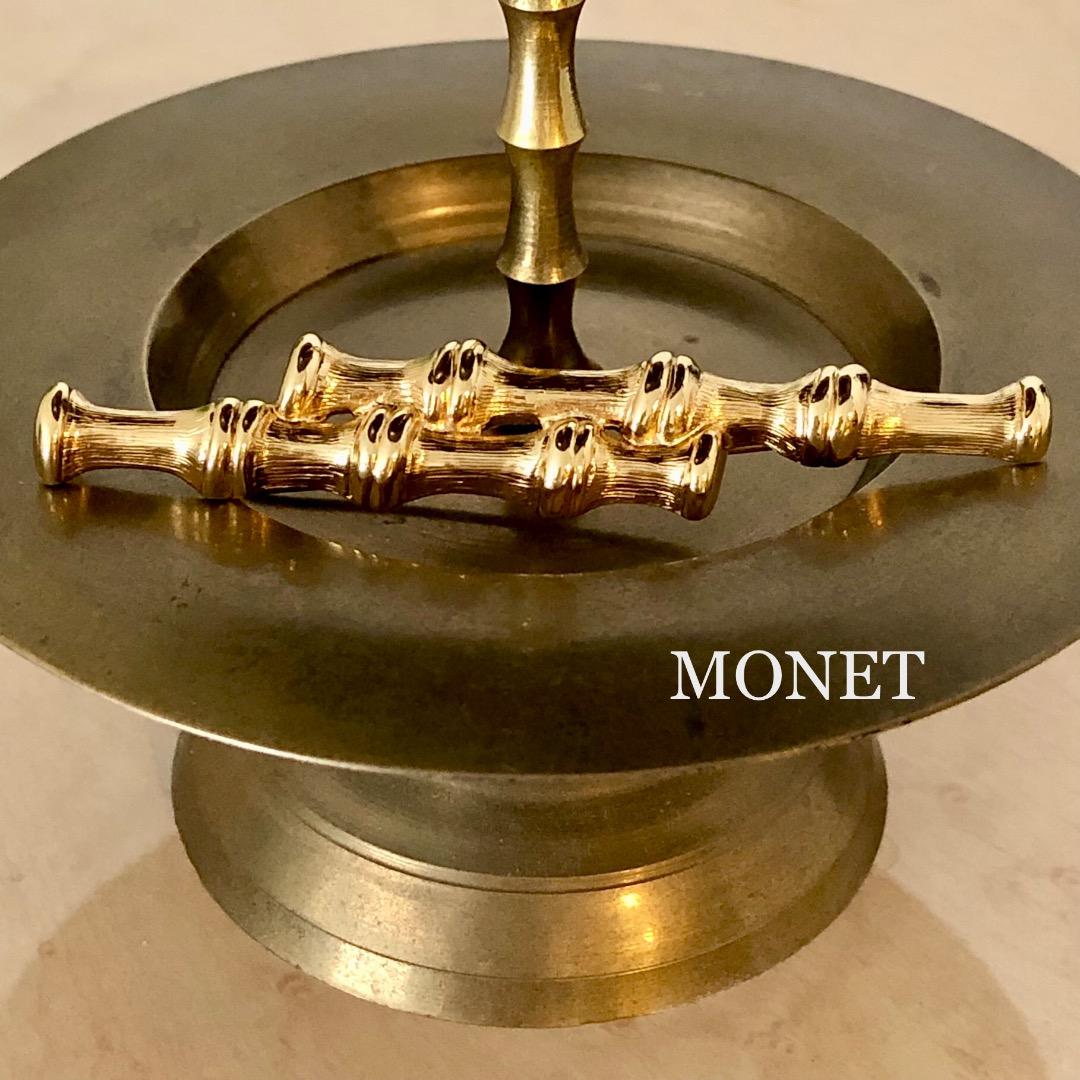 230331 MONET モネ ヴィンテージ ブローチ Monet モネ ヴィンテージ ブローチ ゴールドトーン 流線形 | ルゴワ屋