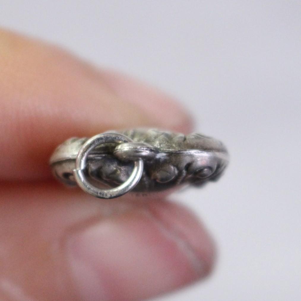 40s スウィートハートジュエリー 両面 ドット アールデコ ピュアハート