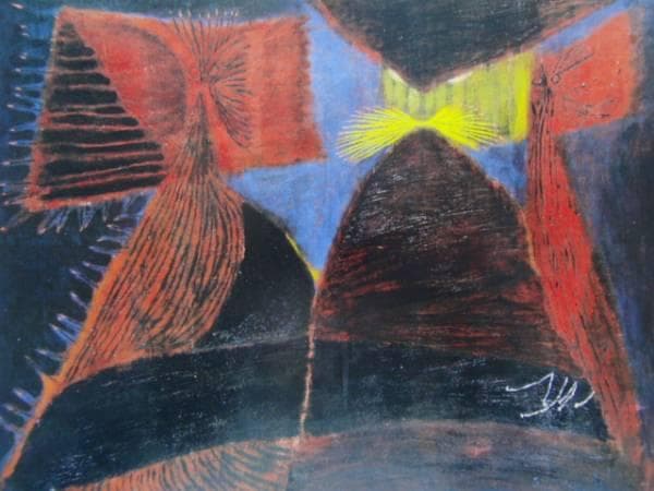 伊藤　久三郎、猫電気、額装用画集より、新品額装付、状態良好