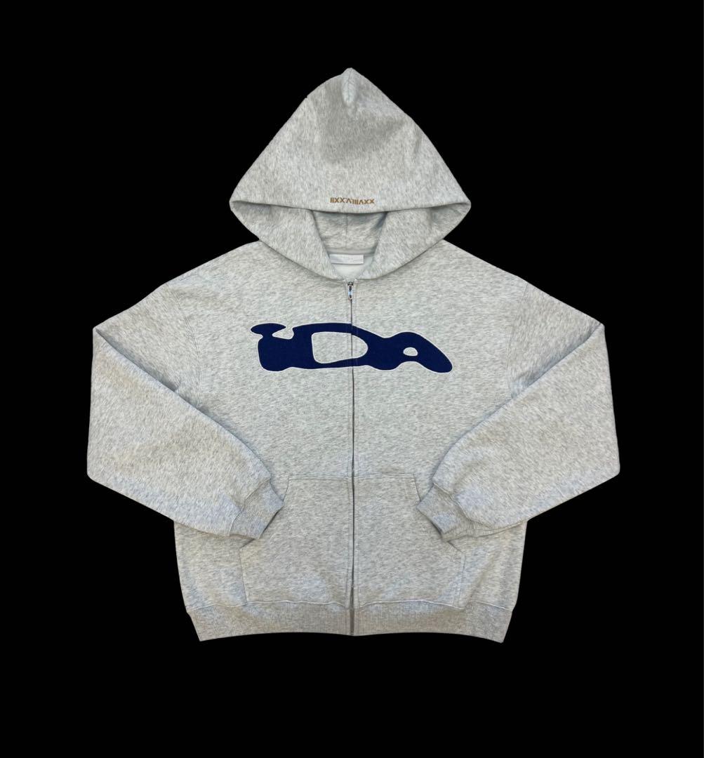 iDA sply hoodie グレー×ネイビー サイズL - メルカリ