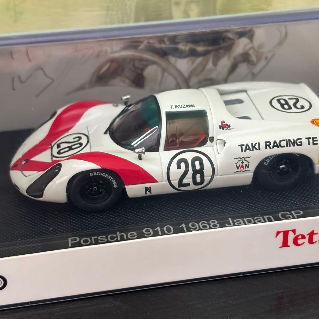 エブロ 1/43 ポルシェ 910 No.28 生沢徹 JAPAN GP
