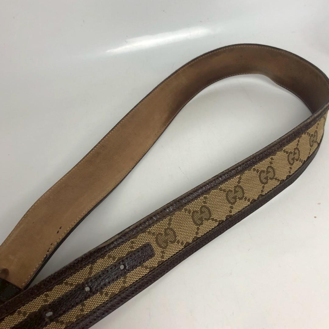 GUCCI グッチ GG柄 ロゴ ベルト ブラウン レディース ブランド