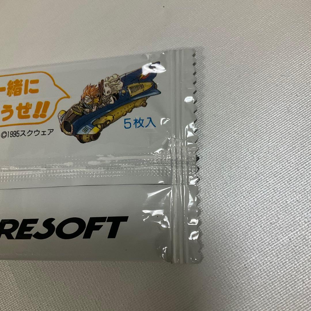 当時物 未開封 クロノ・トリガー 予約特典 特製プリズムカード 5枚入