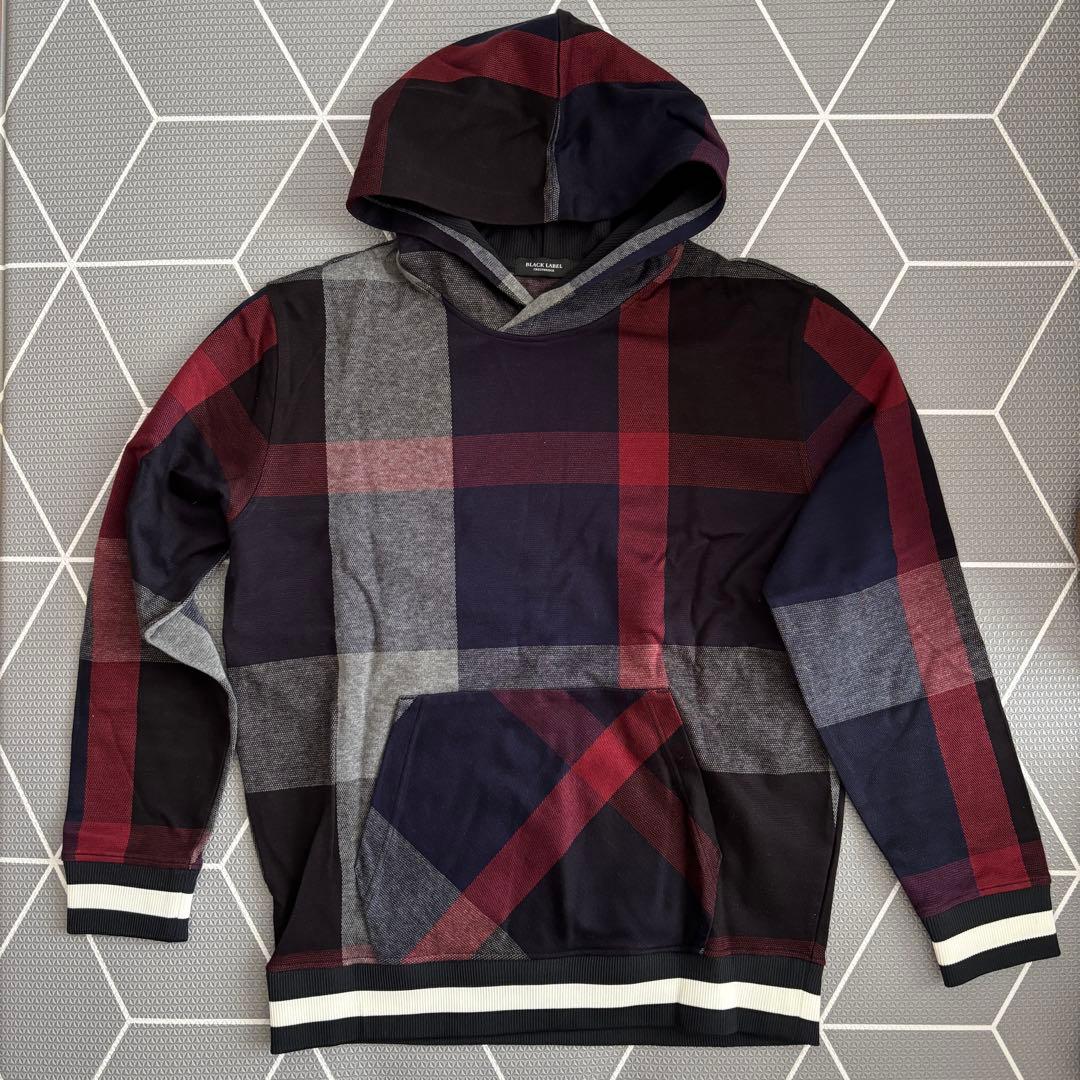 BLACK LABEL CRESTBRIDGE チェック柄パーカー M - メルカリ