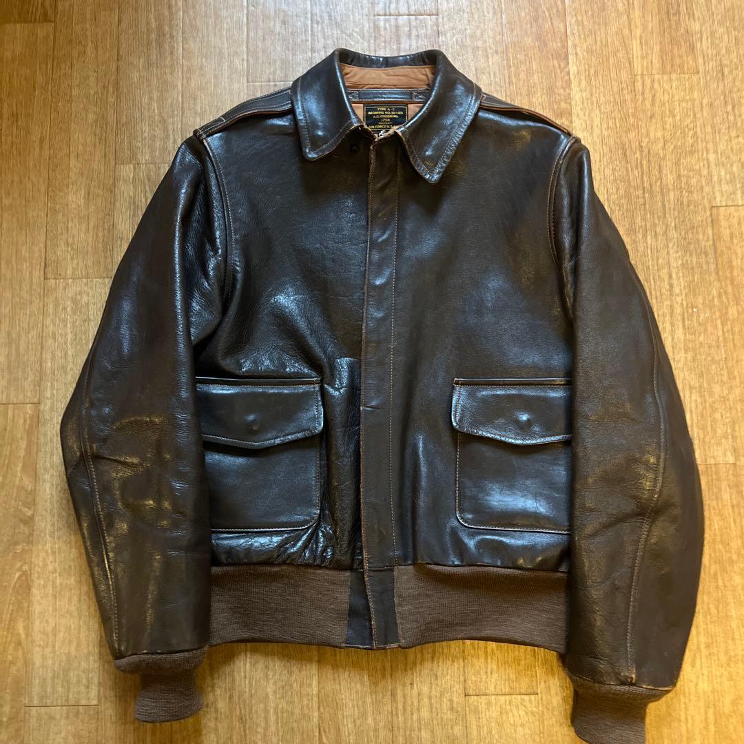 バズリクソンズA2フライトジャケット BUZZ RICKSON'S バズリクソンズ #BR80653 A-2 フライト ジャケット