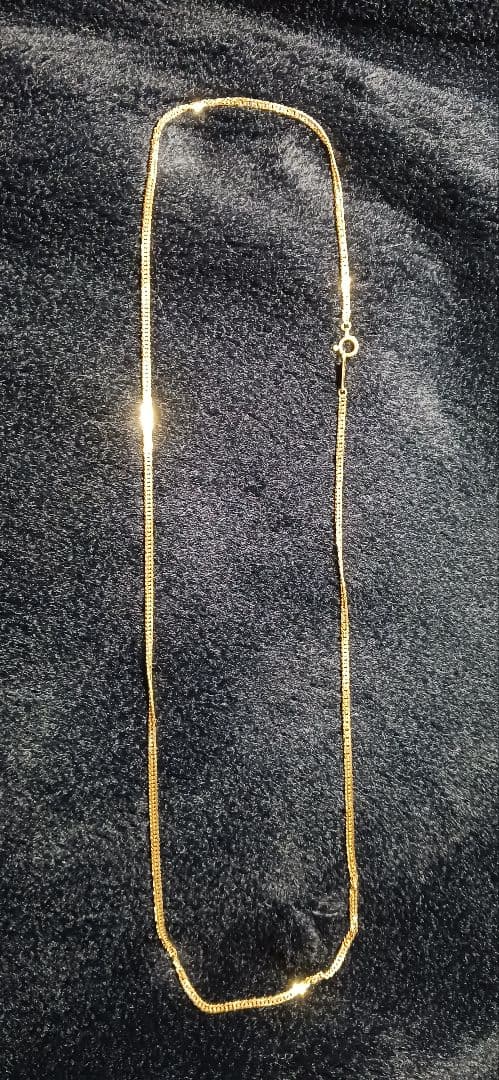 k18喜平6面ダブルネックレス　5g 50cm 男女兼用