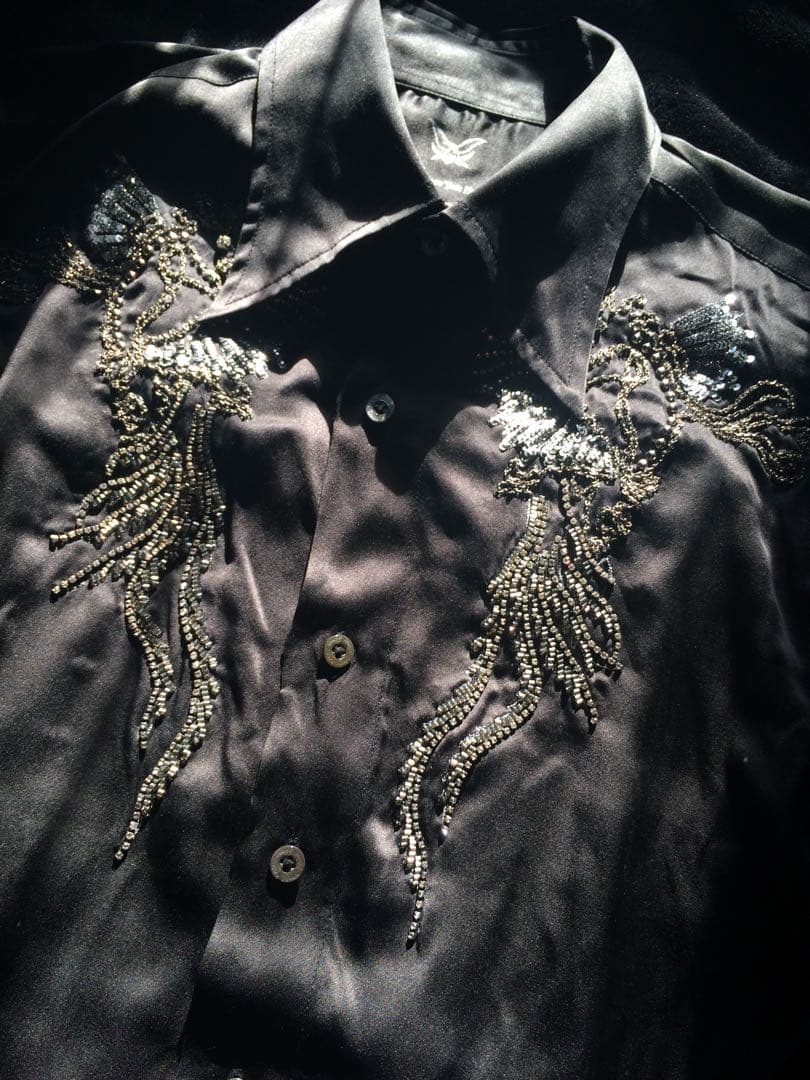 Roen シャツ silk SILK TWILL CLASSIC SHIRT