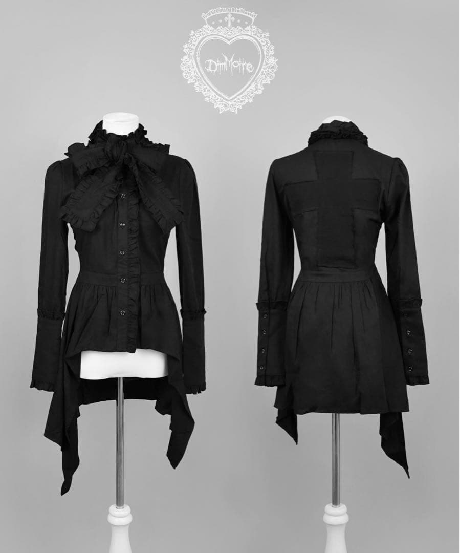 DimMoire イレヘムリボンブラウス【Black】 最低 価格