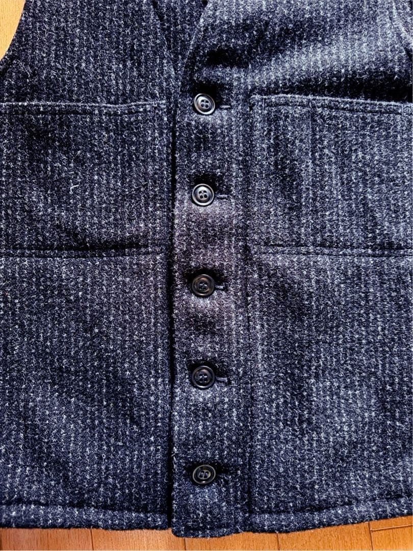 フィルソン ストライプ マッキーノウールベスト Sサイズ - メルカリ