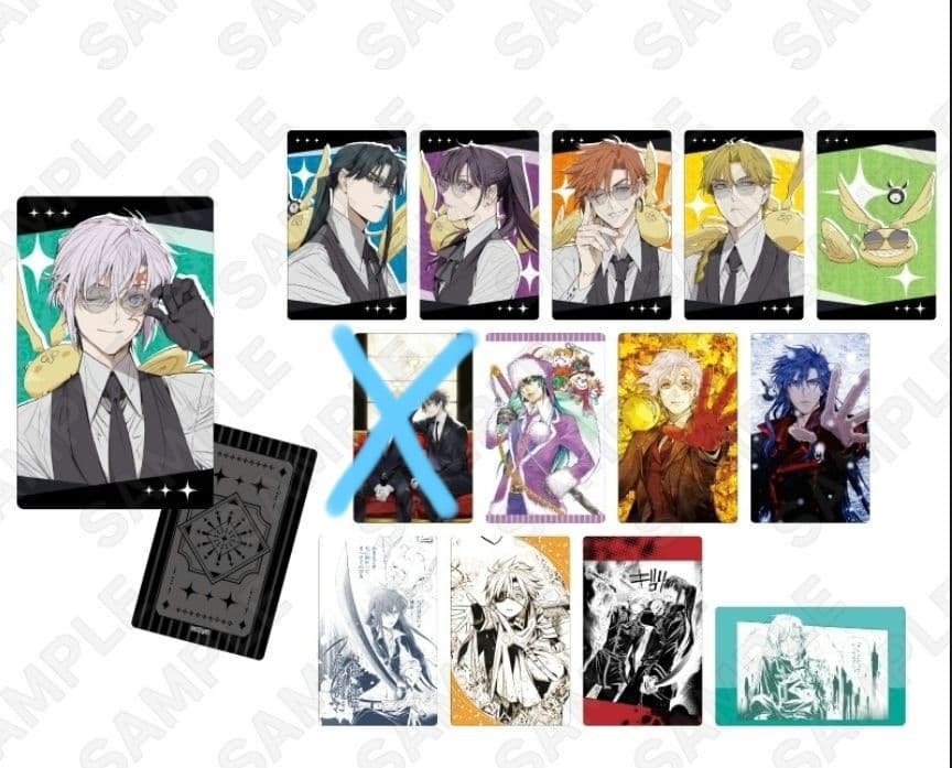D.Gray-man トレーディングキャラクターカード 13枚セット 新品未使用