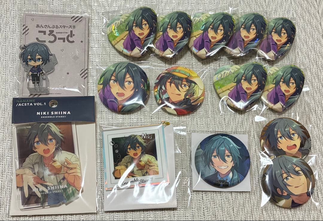 あんスタ　椎名ニキ　缶バッジ　アクスタ あんスタ コレクション缶バッジ 椎名ニキ - メルカリ