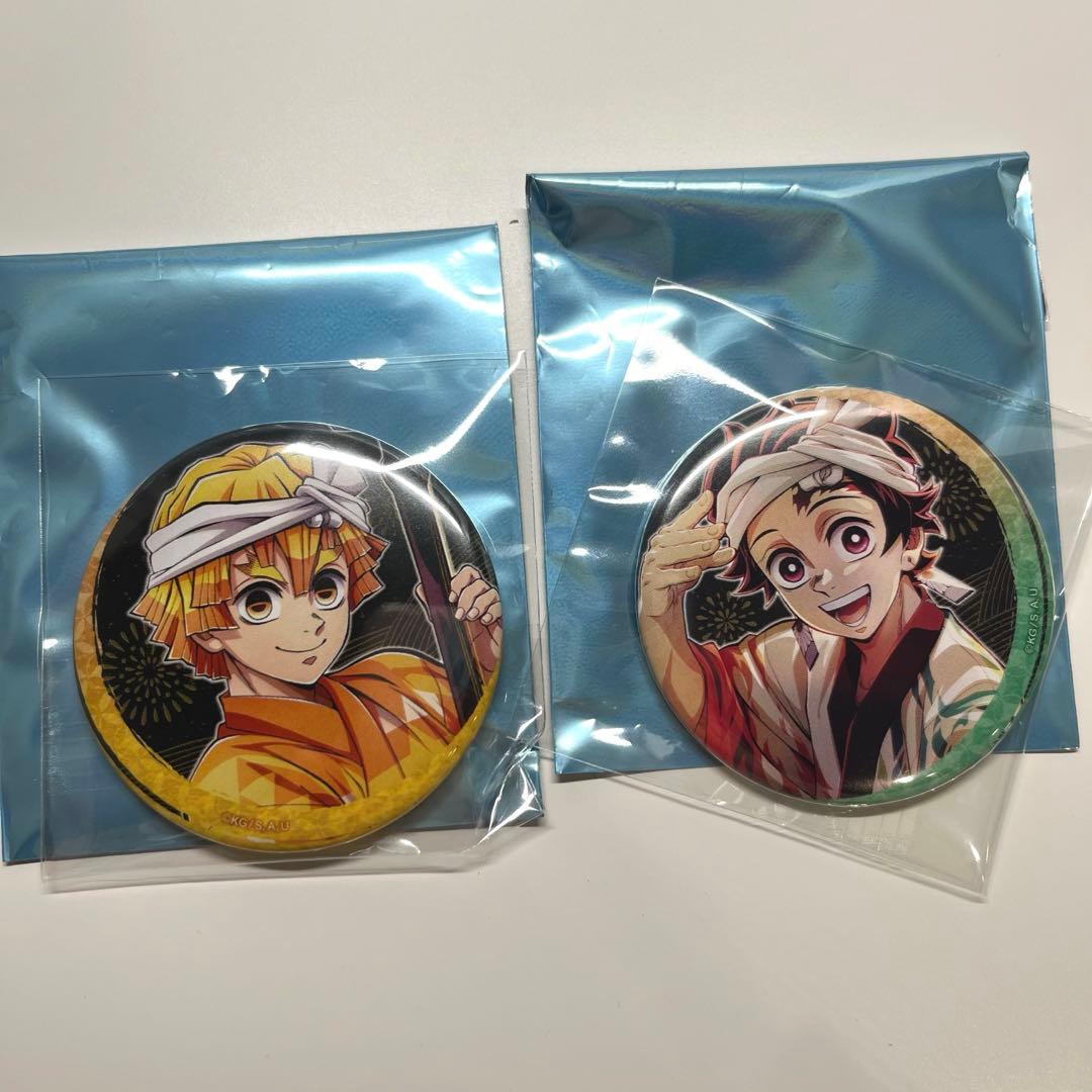 鬼滅の刃 阿波踊り 缶バッジ 竈門炭治郎 我妻善逸 ランダム - メルカリ