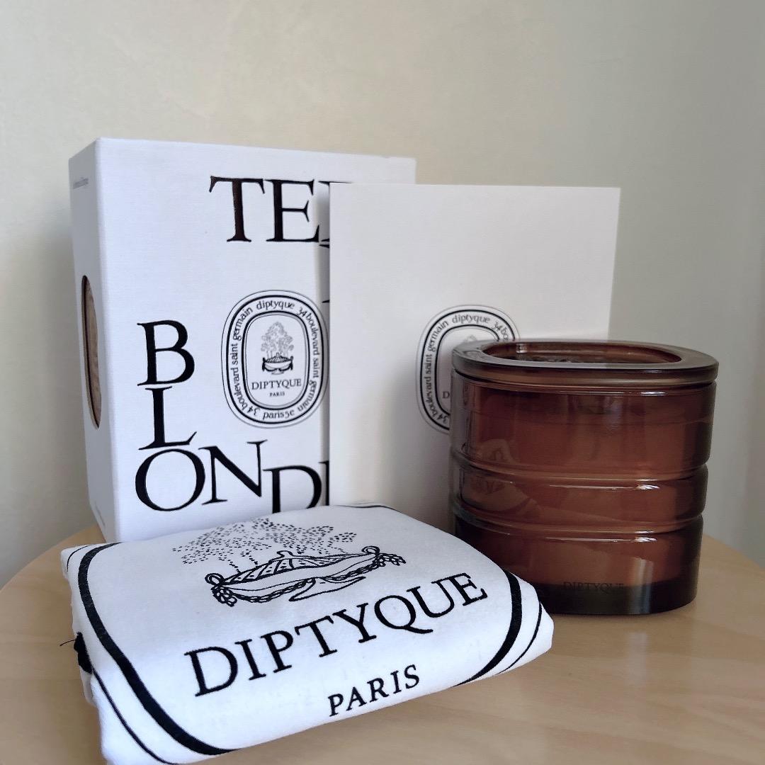 diptyque プレミアム リフィラブルキャンドル テール ブロンド 270g Terres Blondes (テールブロンド/黄金の大地) - プレミアムキャンドル