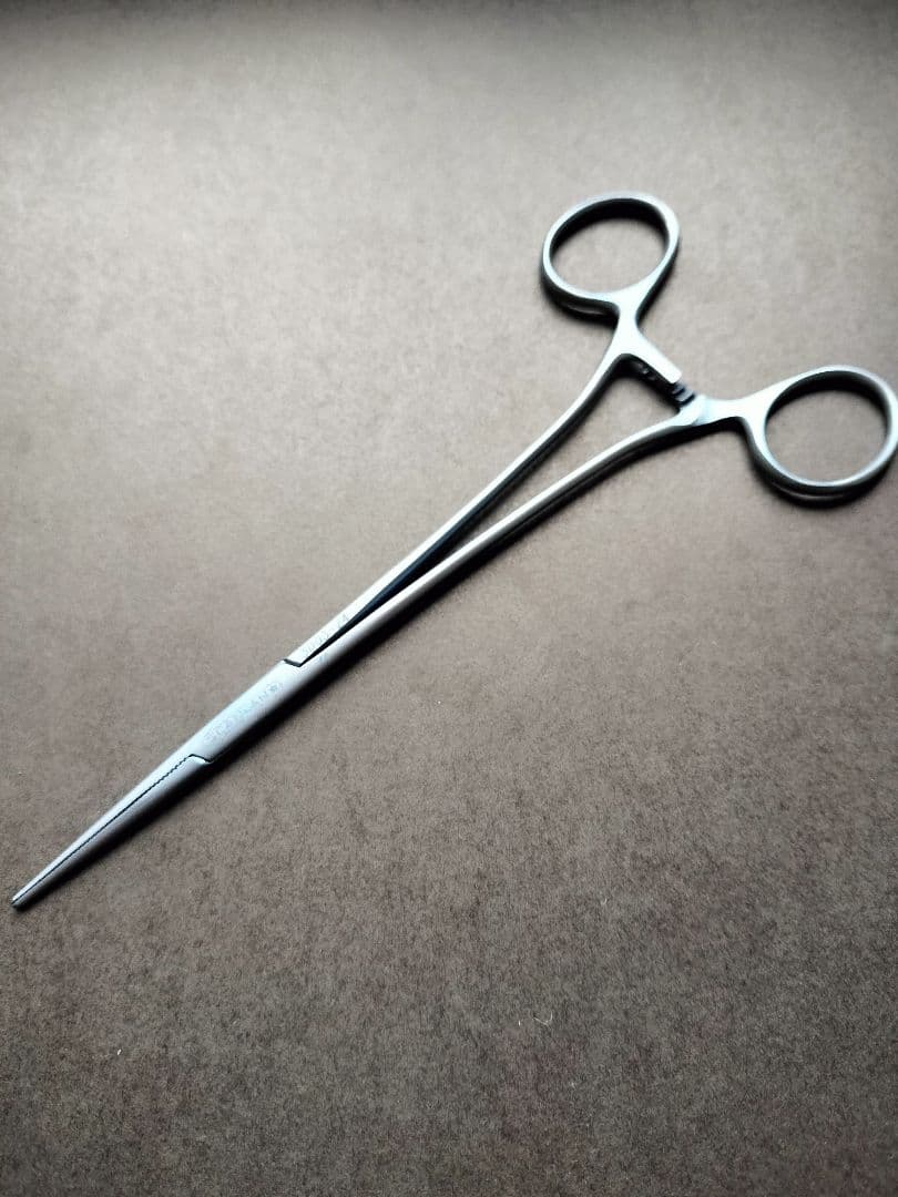 最終値下げ 新品 スキャンラン ブルー アルミ心臓血管外科 持針器 鋼製小物