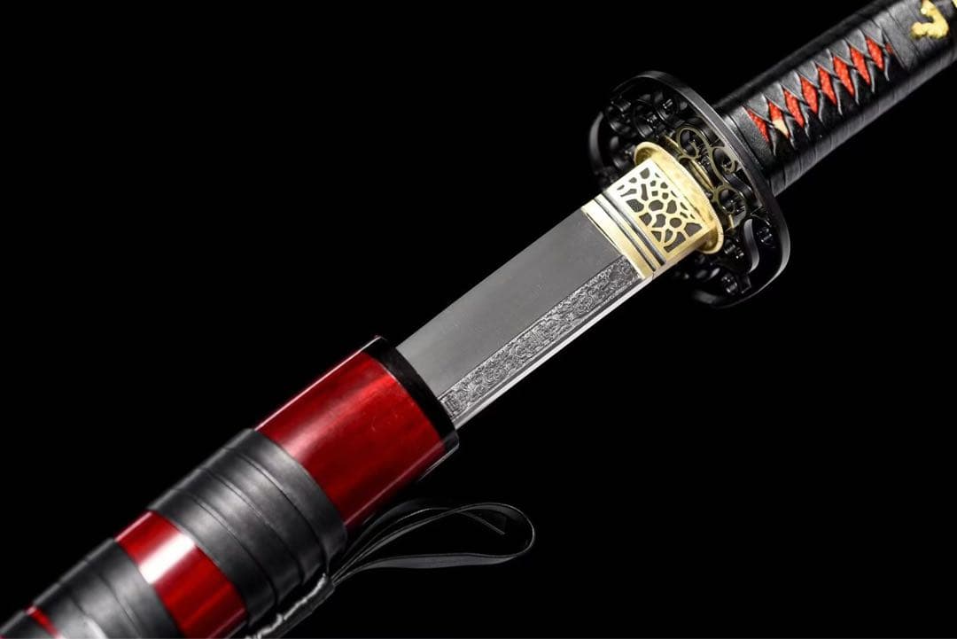 紅凰 本牛革柄巻 日本刀 武具 鑑賞刀 居合刀 模造刀 舞踊刀 - メルカリ