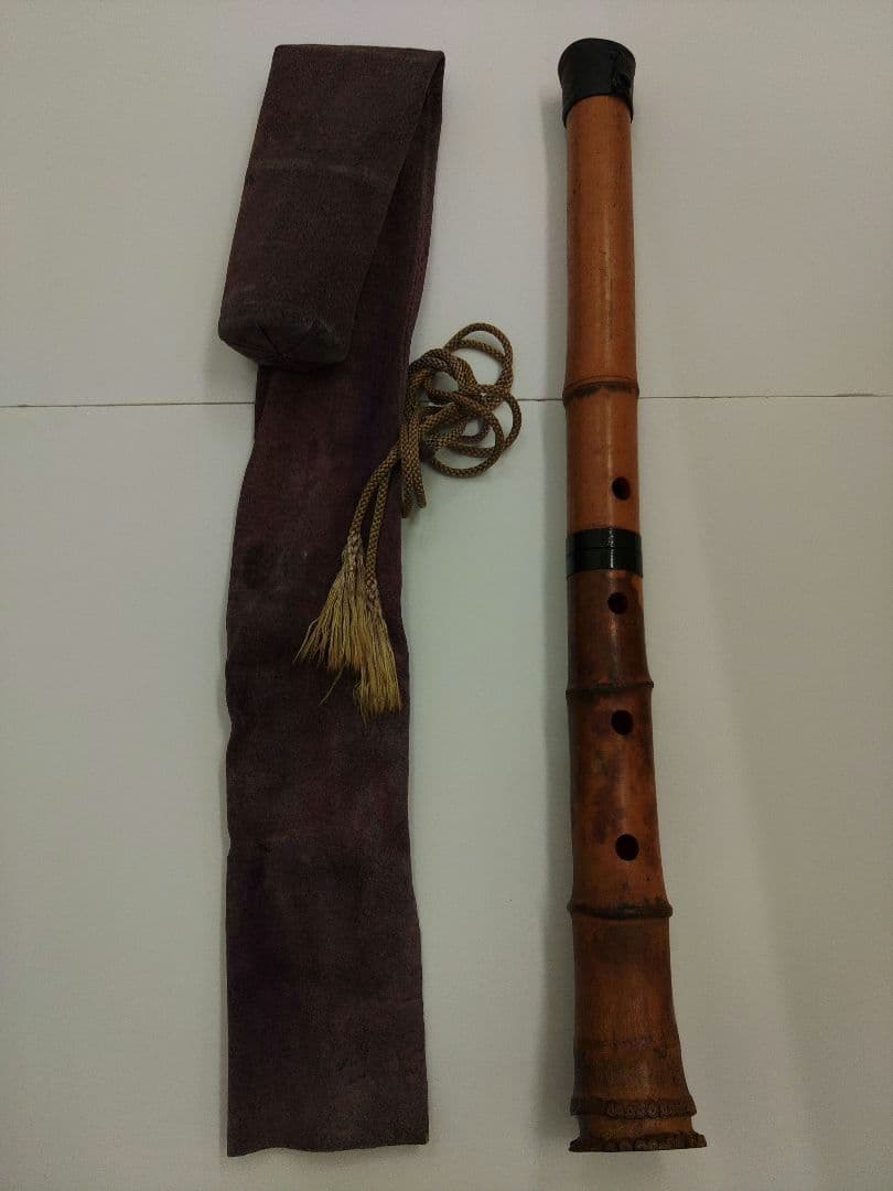 【❣️✨超希少品✨❣️】　尺八　苓峯銘　(袋付)