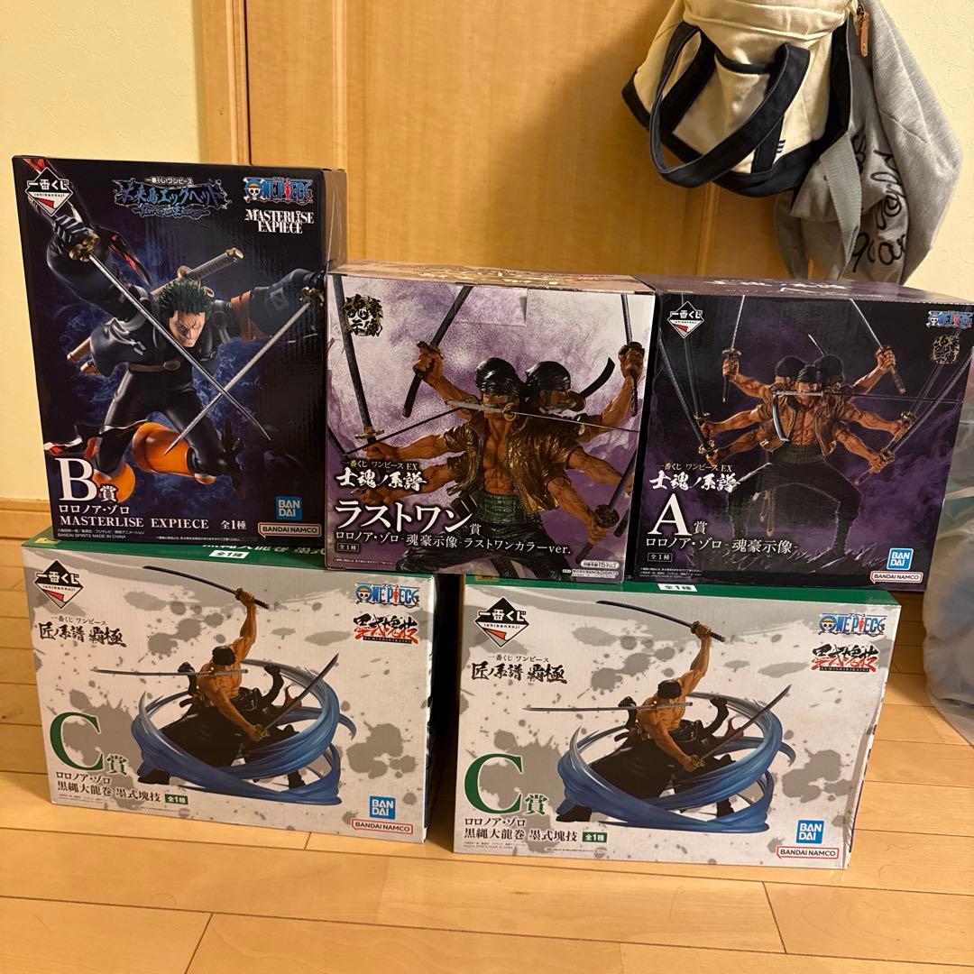 1番くじゾロフィギュア5体セット