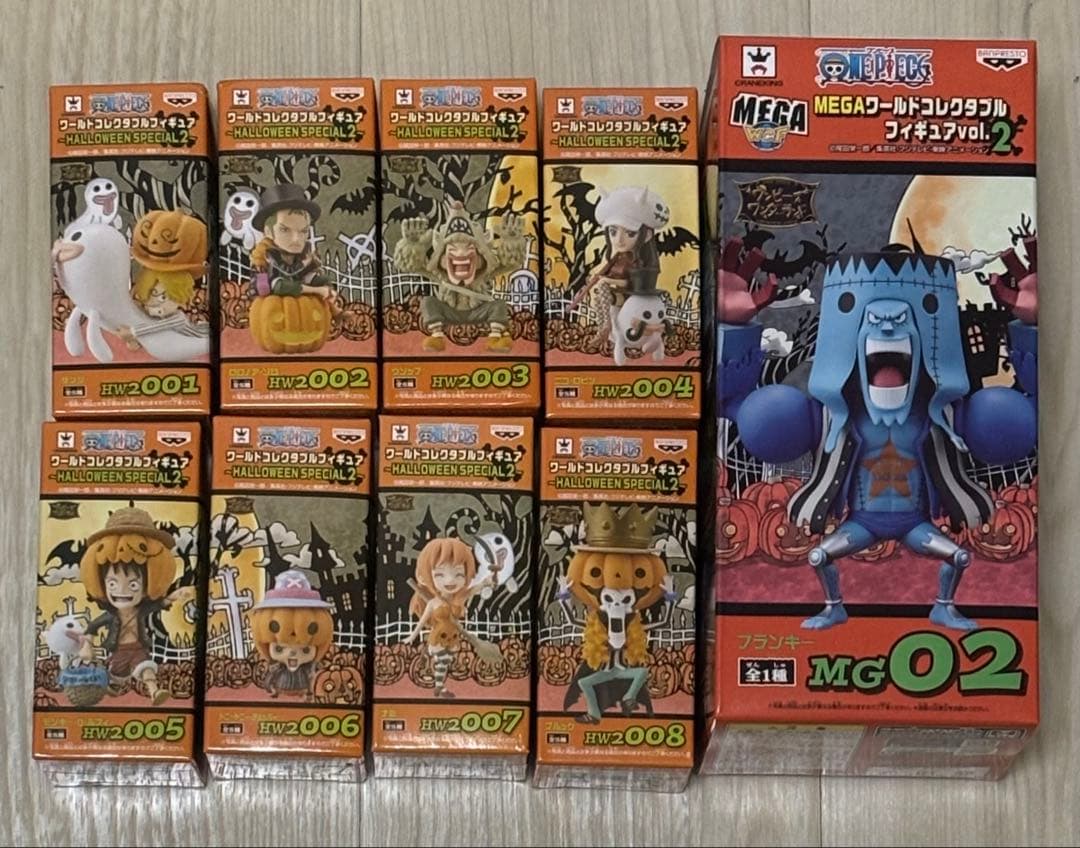ワンピース ワーコレハロウィンコレクション2フィギュア 麦わらの一味