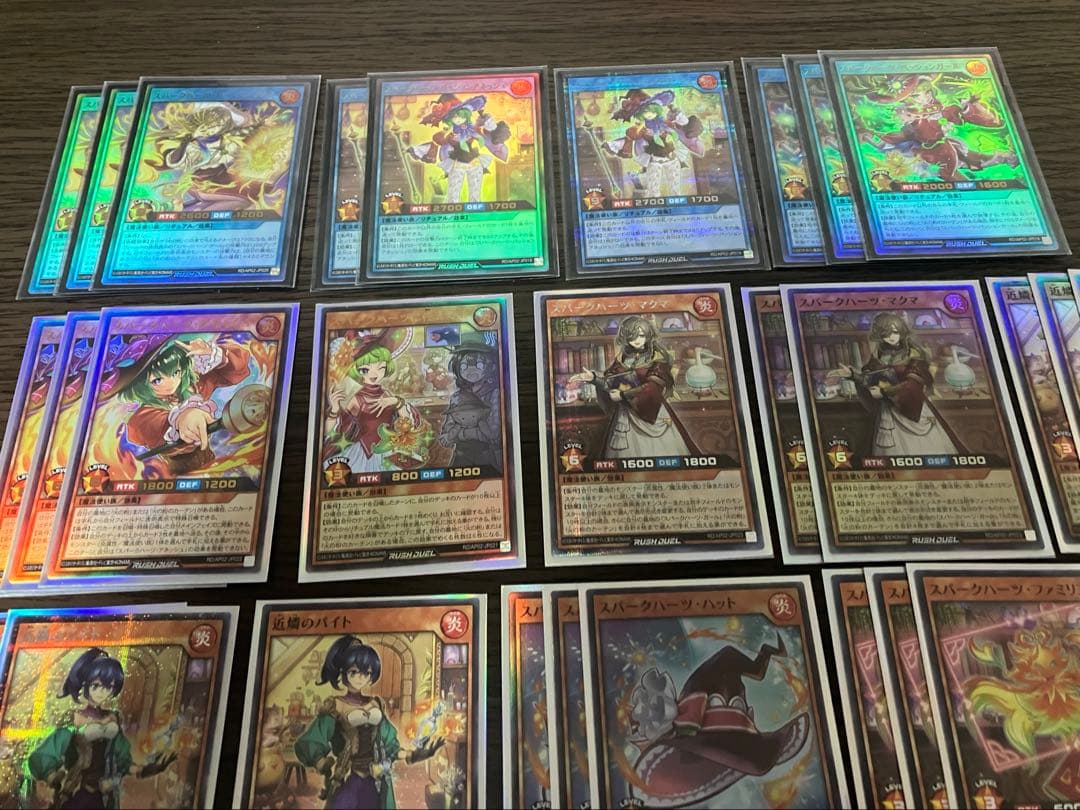 ラッシュデュエル デッキ スパークハーツ シャイニーシェイディー