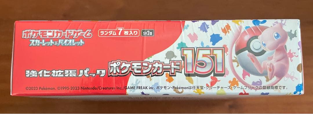 ポケカ 151 シュリンク付き 1BOX ミシン目少し破れあり - メルカリ