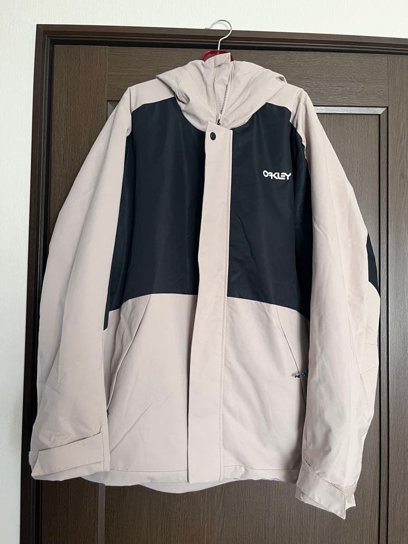OAKLEY スノーボードウェアXL ベージュ/ブラック