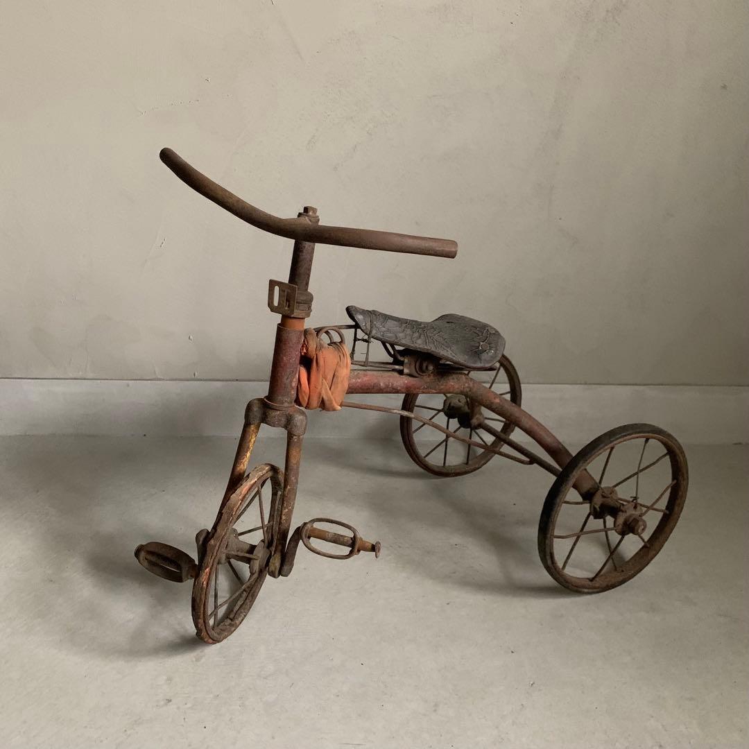大正〜昭和初期の 三輪車 古道具坂田さん的 古道具 アンティーク オブジェ