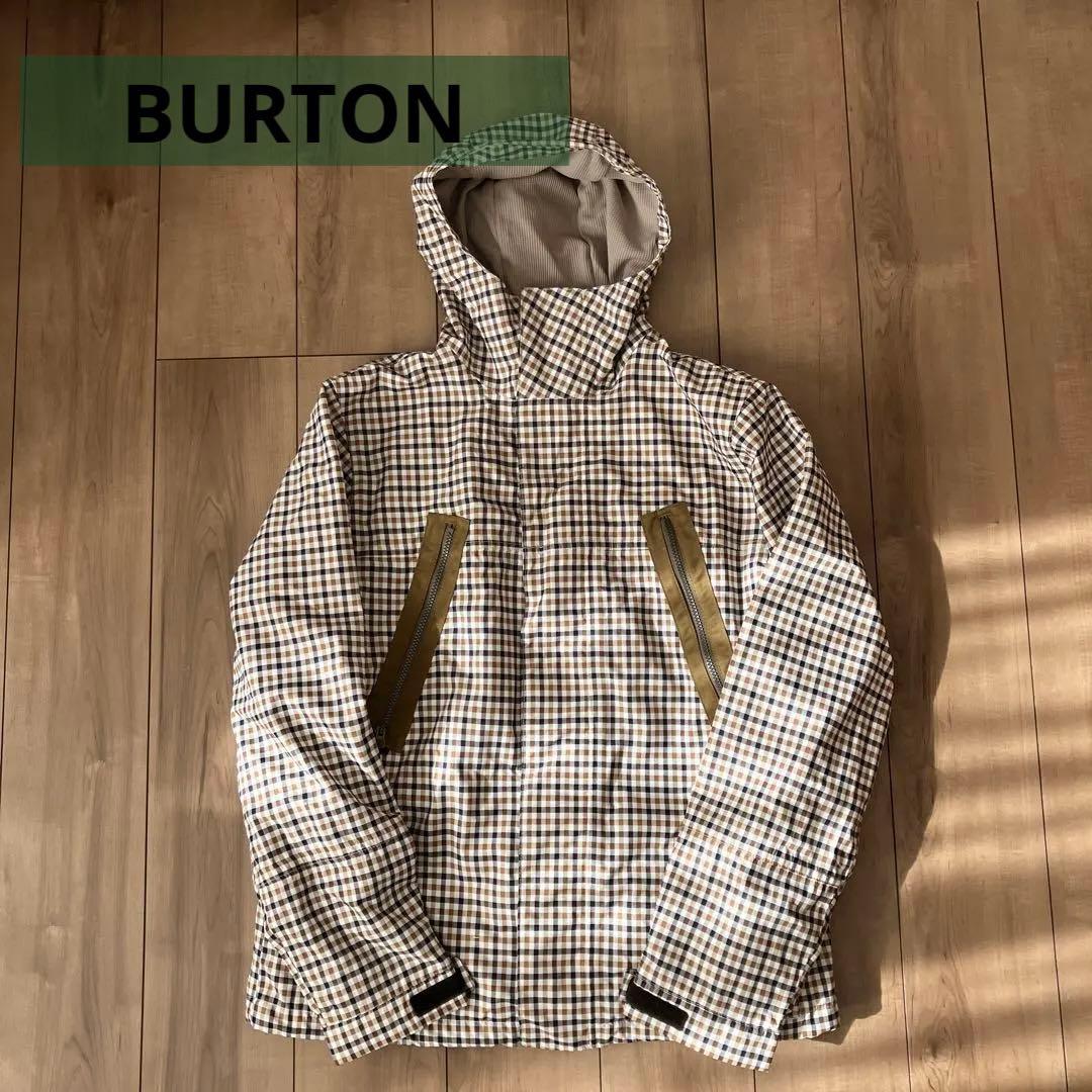 BURTON チェック柄ウェア Sサイズ - メルカリ