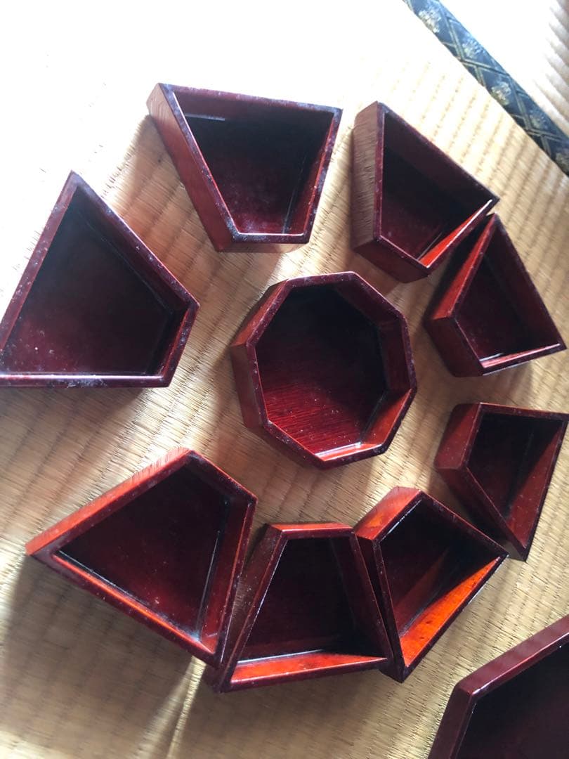 韓国木工の豪華螺鈿八角菓子器 検李朝家具民芸家具 - メルカリ