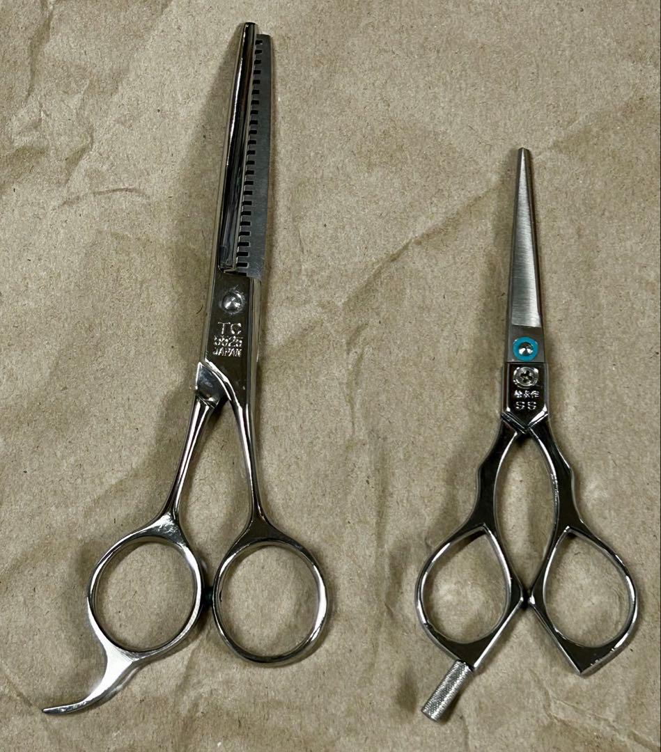 理美容ハサミ BOB スキ鋏TC5525と松幸作 SS はさみ シザー