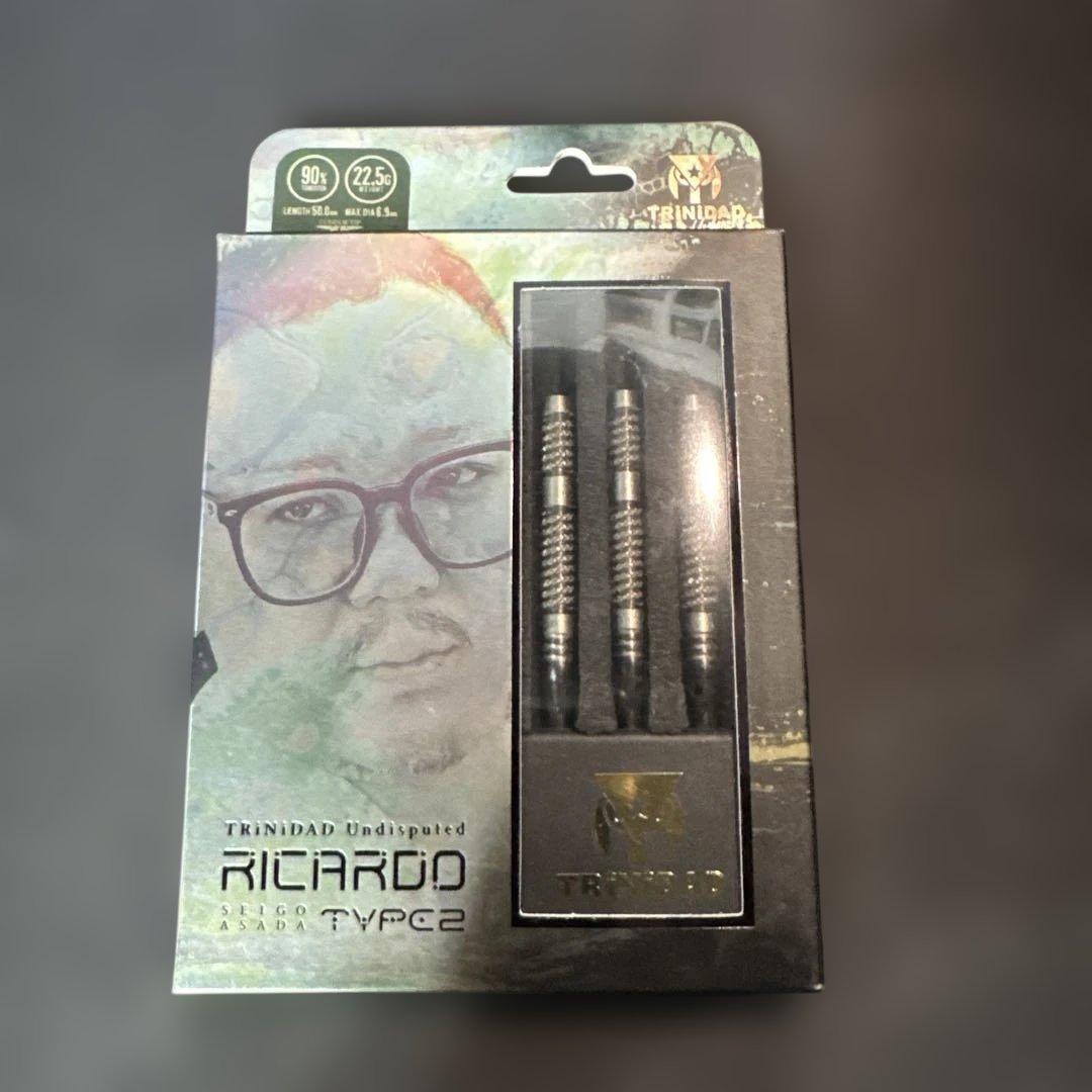 TRINIDAD RICARDO TYPE2 ダーツ エスダーツ限定 Trinidad Undisputed Ricardo Type 2 Steel Tip Darts - 23gm