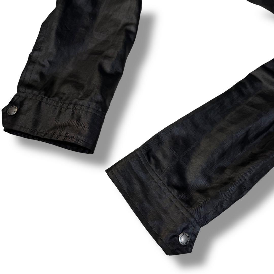 美品 バーバリーブラックレーベル シャドーチェック フーディー