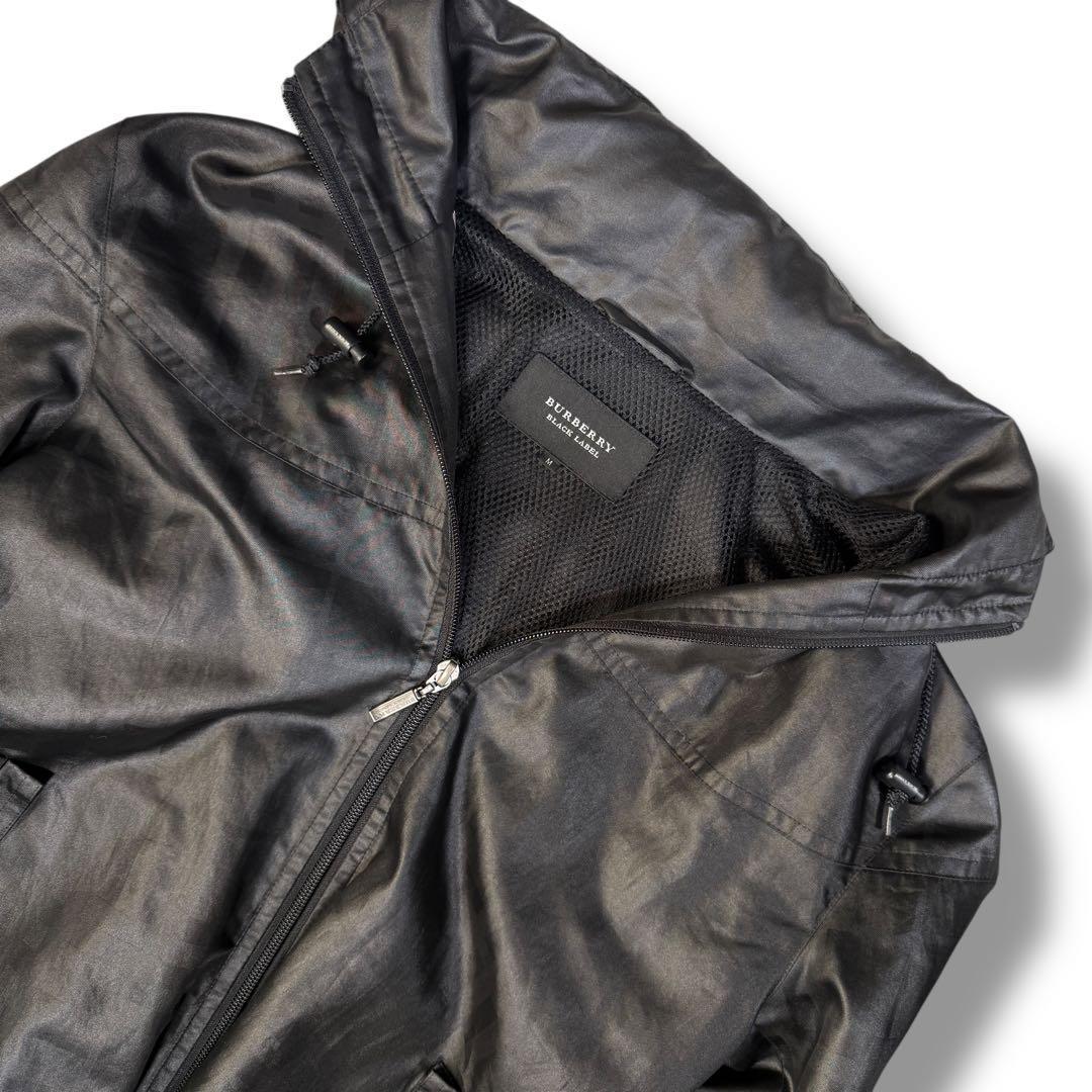 美品 バーバリーブラックレーベル シャドーチェック フーディー