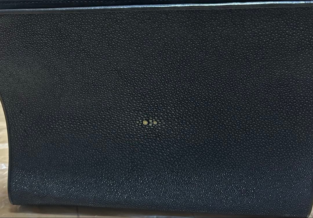 希少 ガルーシャ エイ革 スクラッチ ハンドバッグ ゴールドロゴ - メルカリ