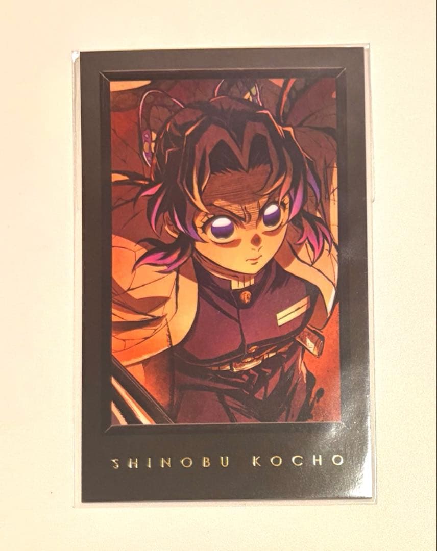 鬼滅の刃 ダイニング お楽しみくじ チェキ風ブロマイド 胡蝶しのぶ