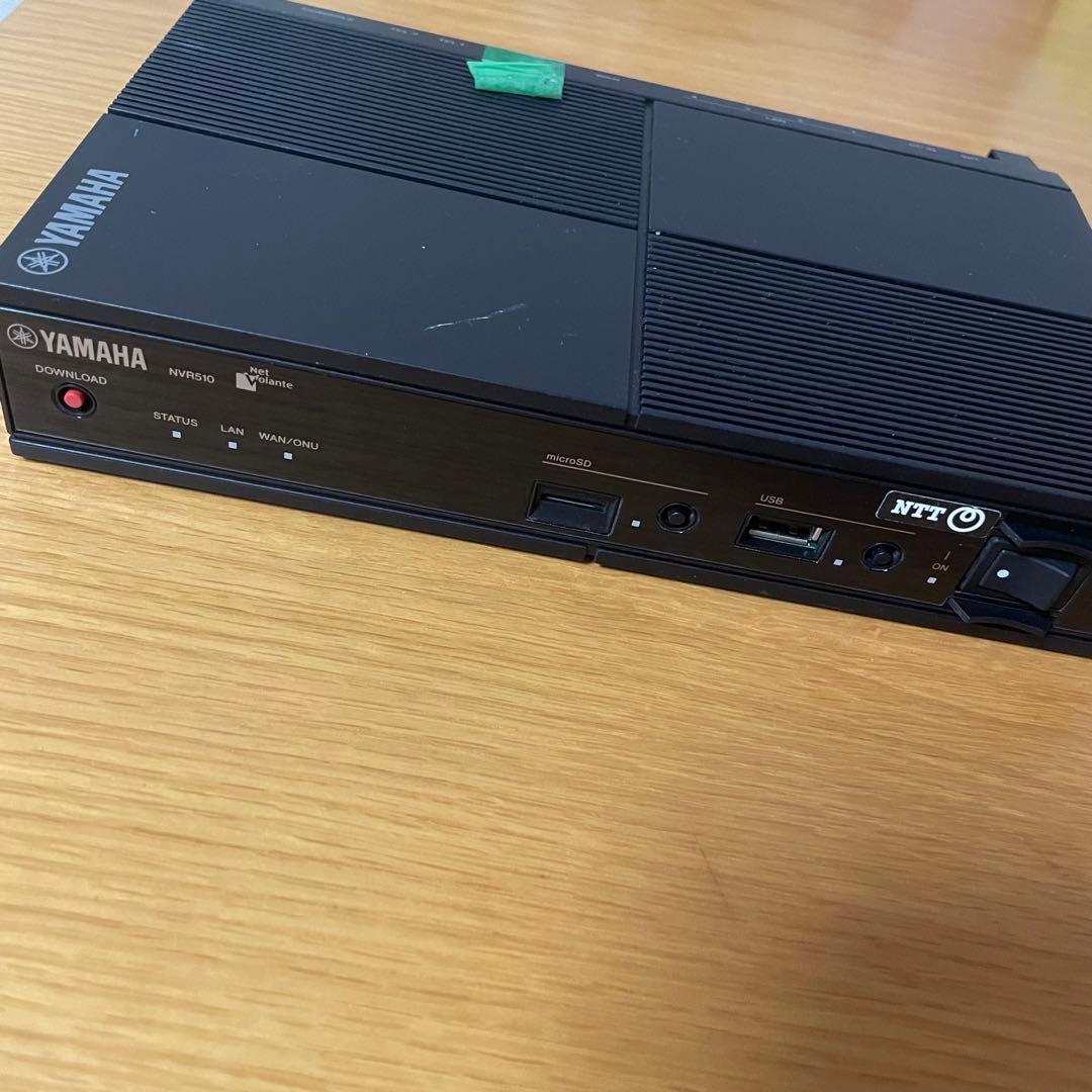 YAMAHA NVR510 有線LANルーター 本体 ACアダプター付き - メルカリ