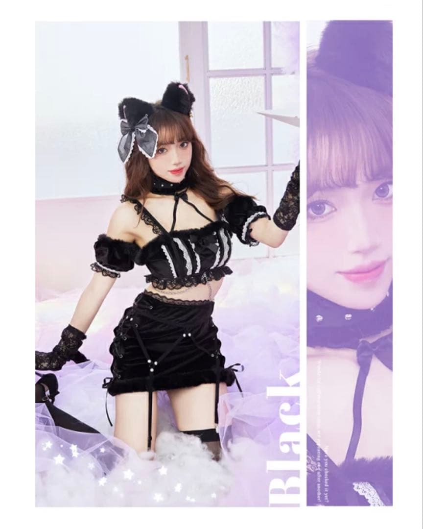 vanityME. × Malymoon】レースアップハーネスキャット 黒 - メルカリ