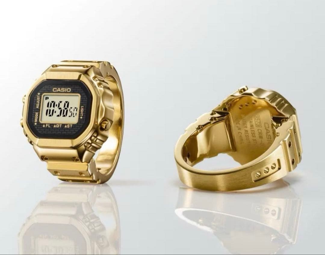 新品未開封★CASIO☆G-SHOCK★リングウォッチ CRW-001G-9JR