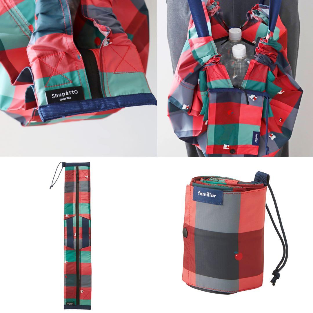 ②新品 ファミリア 保冷バッグ シュパット エコバッグShupatto 20L