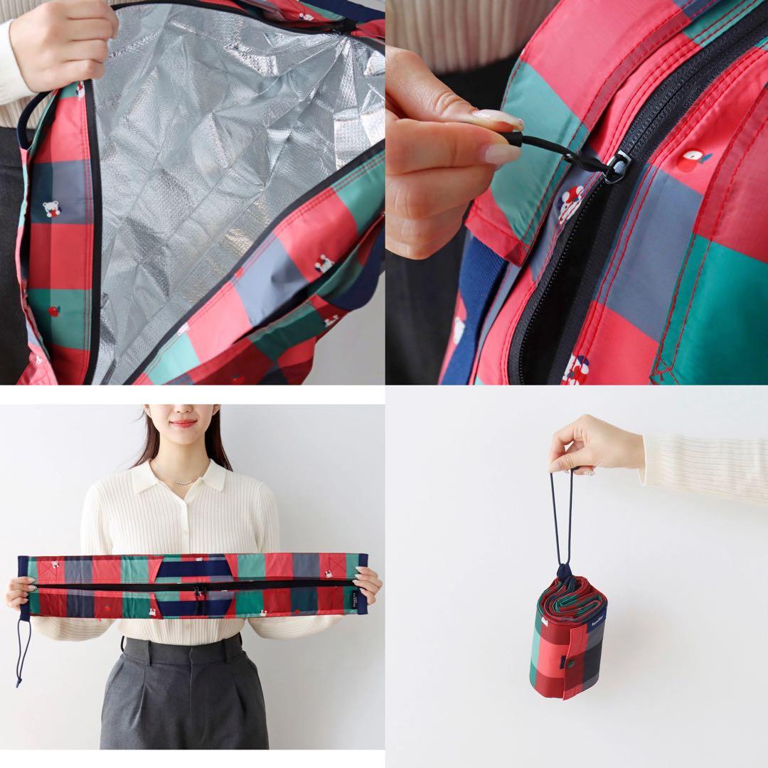 ②新品 ファミリア 保冷バッグ シュパット エコバッグShupatto 20L